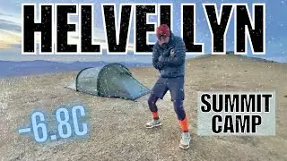 Freezing Winter Wildcamp on Helvellyn | Abisko Lite 3