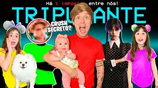 *NOVO* FILME - AMONG US NA VIDA REAL *Tem um impostor entre nós!* PAI TAMBÉM VLOGA