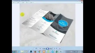 Tri Fold Design with Mockup Part 01 Live Class