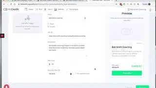 How to Setup a Product Offer in MyCredits