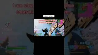 mobile to Xbox Fortnite. it's  pretty sad really