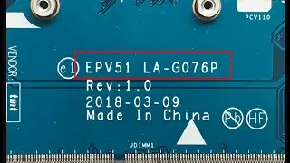 EPV51 LA-G076P Rev 1.0 Bios HP 15g-dx0003AX TPN-C136