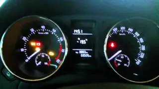 Запуск двигателя на холодную CWVA 1.6 110л.с. Skoda Yeti. Троит + белый дымовал