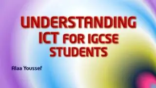 IGCSE ICT- Introduction to ICT Online course for IGCSE