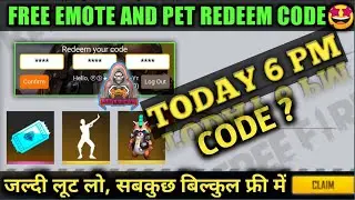 REDEEM CODE FREE EMOTE AND ROCKIE PET REDEEM CODE😲||FREE FIRE INDIA CHAMPIONSHIP 2021 SPRING|