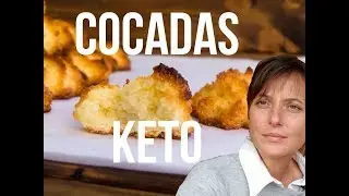 Easy baked coconut macaroons, 3 ingredients, ketogenic diet