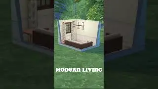 MODERN LIVING🤍| The Sims 4 | 