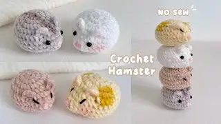 No Sew 🌱 How To Crochet Hamster 🐹 | Step By Step | Beginners Friendly