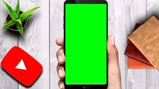 green screen background phone for youtube video