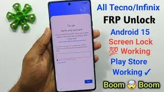 All Tecno/Infinix Android 15 Frp bypass 2026 | All Mtk Model Frp Unlock Android 15 🚀 🆕 Method 💯 Done