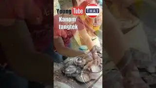 Thai street food, coconut pancake 