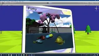 3D Game Card Unity3D (Holographic / Stencil Shader) Fizhy Version