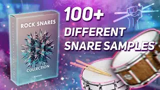 ROCK SNARES | 100 Different ➡ Rock Snare Samples (Pro ⭐ Snare Drum)