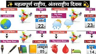 🧞महत्वपूर्ण राष्ट्रीय अंतरराष्ट्रीय दिवस🧞#khan_sir #upsc #viral #gk #statik_gk #importantdays #gkgs