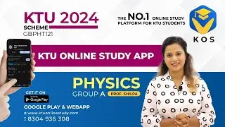 KTU PHYSICS FOR INFORMATION SCIENCE  2024 SCHEME | GROUP A & B | BTECH | KTU ONLINE STUDY APP