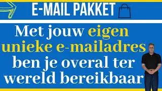 Kies jouw e-mail pakket met jouw eigen unieke e-mailadres ben je overal ter wereld bereikbaar