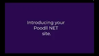 Introducing your Poodll NET Site