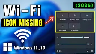 Fix WiFi Icon Not Showing Problem on Windows 11/10 | Wifi not showing in windows 11 Taskbar