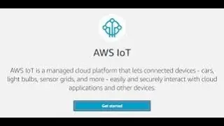 Introduction to AWS IoT Platform