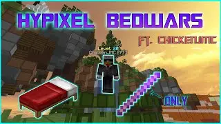 CARRYING a YOUTUBER in HYPIXEL BEDWARS CHALLENGES!!!