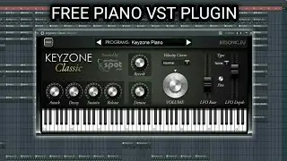 How to make a beat from Keyzone Classic | Free VST Plugin | Keyboard Piano