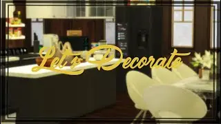 The Sims 4 | Let's Decorate: Kitchen and Dinning Room on a Farmhouse