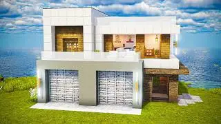 The Ultimate Realistic Modern House | Garage with Car and Bike | Tutorial