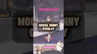 ETSY IN BIO 🤎 | Cute Mocha Bunny Overwatch Overlay | Overlay for Twitch and Video edits! 