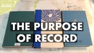 The Purpose of Record | An Introduction to Bookbinding
