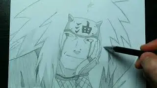 Jiraiya from the anime Naruto