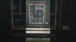 AutoCAD 2D plan with dimension