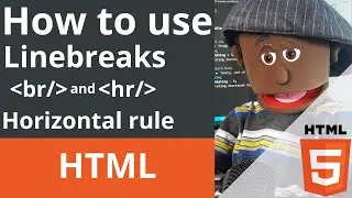 How to use linebreaks and horizontal rule in html | html tutorial for beginners
