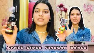 Reviewing Wow Skin Science product, wow apple cider vinegar foaming facewash and mosturiser😍