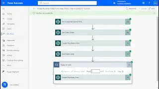 Dynamics 365 Business Central: How to create Purchase Order from Sales Order with Power Automate