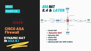 DYNAMIC NAT in ASA 8.4 or Later | CISCO ASA Firewall | Part-10 | CCNA | CCNP | IPST