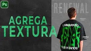 Como Agregar TEXTURA a tus Diseños en Photoshop