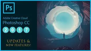 What's New in Adobe Photoshop CC 2017 Update Tutorial (Features: Search bar, Templates)