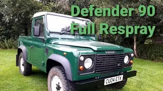 Land Rover DEFENDER 90 FULL RESPRAY Episode #10
