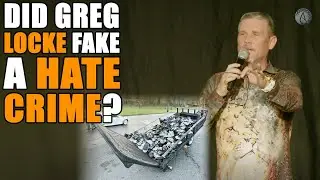 did greg locke just fake a hate crime against himself, Jussie Smollett style?
