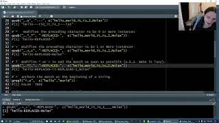 Partial-string matching with regular expressions in R