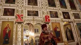Христос Воскресе. Ильинский храм города Мичуринска.