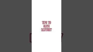 iPhone battery 🔋 save easy tips