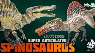 SMART SERIES! Nanmu Super Articulated Smart Series Jurassic Park 3 Spinosaurus Review!!! 