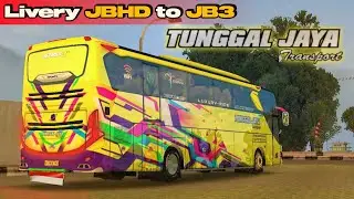 SHARE LIVERY ‼️ TJ NEPTUNUS REBORN BUS JBHD TO JB3 SG | BUSSID UPDATE V3.8
