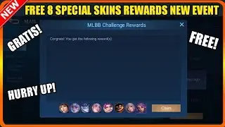 NEW MLBB CHALLENGE FREE 8 SPECIAL SKIN ( HURRY UP )  | MOBILE LEGENDS 2021