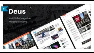 Deus | Multi-Niche Newspaper WordPress Magazine | Themeforest Templates