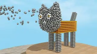 Magnetic balls - satisfying simulation