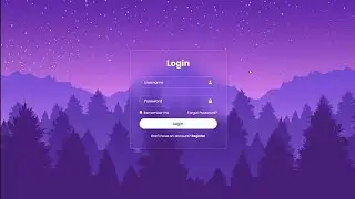 Login Form in HTML & CSS
