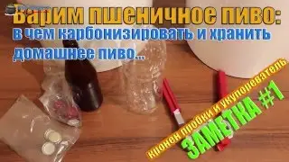 В чем карбонизировать и хранить домашнее пиво, кронен пробки и укупориватель