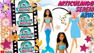 🧜‍♀️ PASSO-A-PASSO: articulando Sereia azul, rosto Tori, em corpo Shopee cheio de posições [D.I.Y. ]